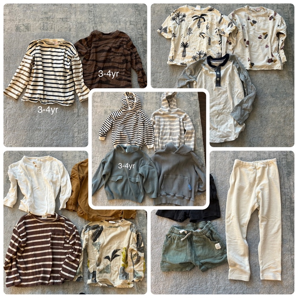 Lot of ZARA toddler boy clothes (4-5yr)